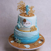 V.1.a SEAHORSE - Christening Cake - WILTON PATISSERIE